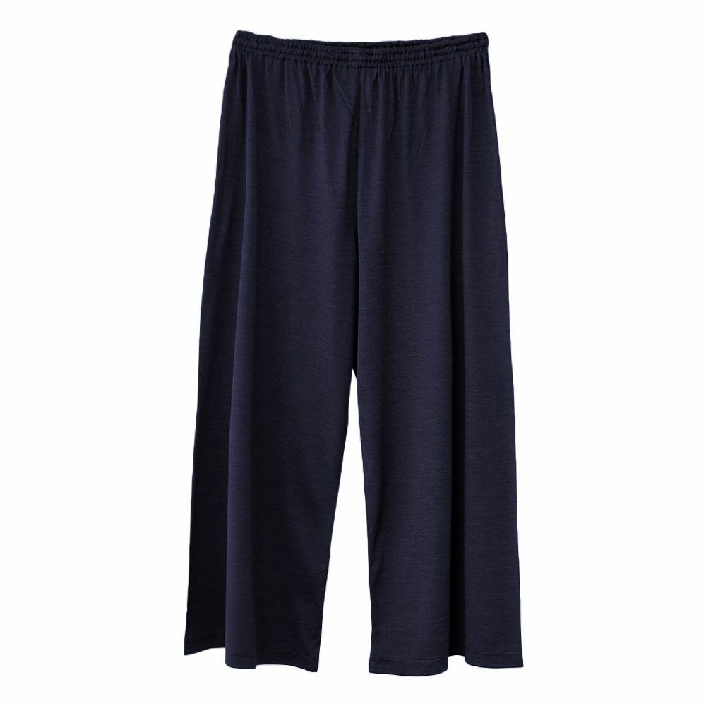 シルク100% ジャージー ガウチョパンツ 日本製