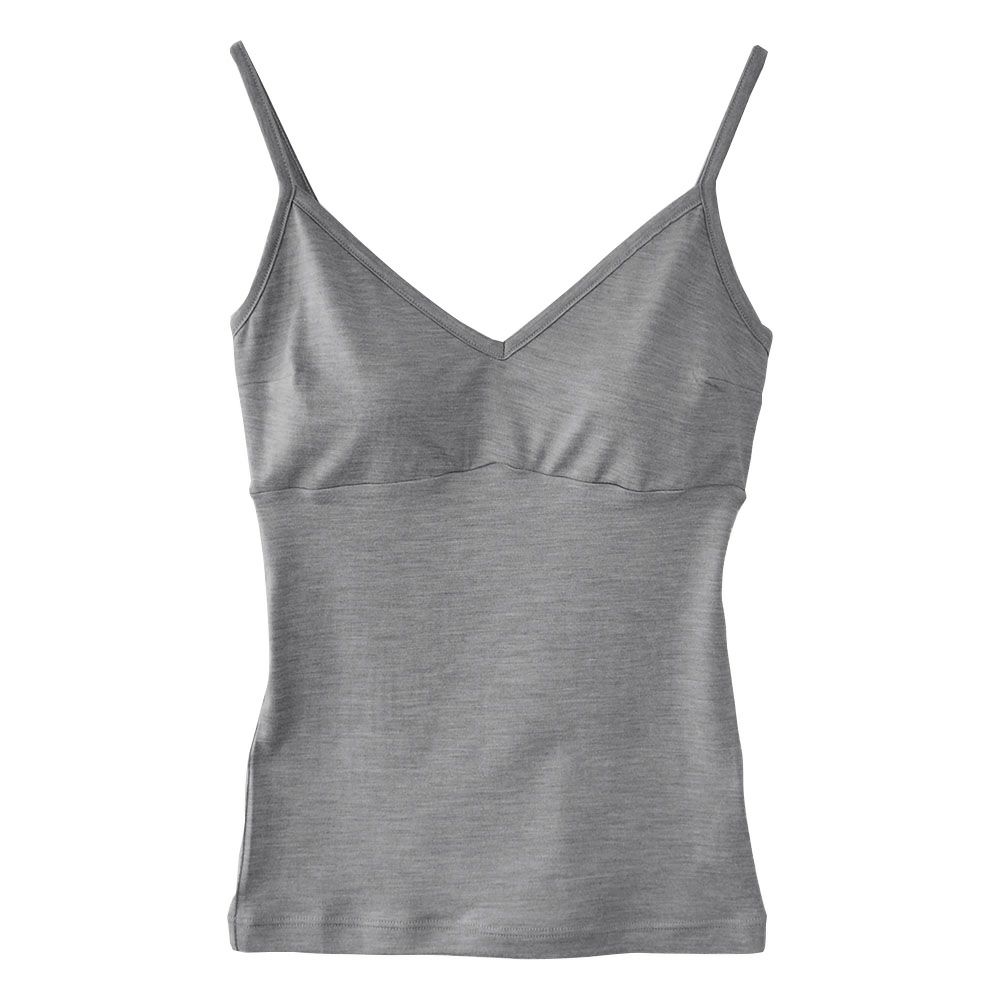 シルク カップ付きキャミソール ストレッチ ソフトベア天竺 日本製 ウォッシャブル加工