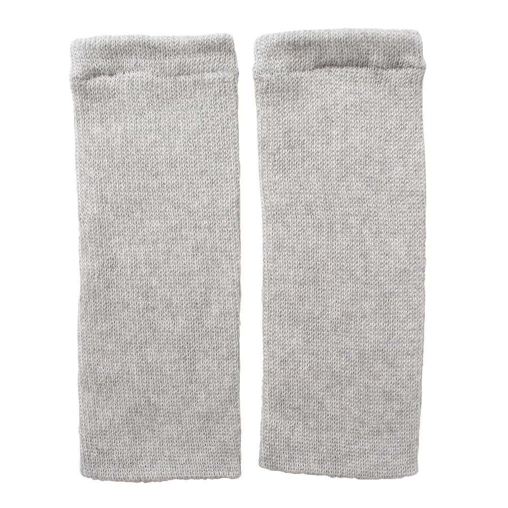 シルク レッグウォーマー 日本製 26cm ショートタイプ 肌側シルク 表側オーガニックコットンの二重構造 男女兼用