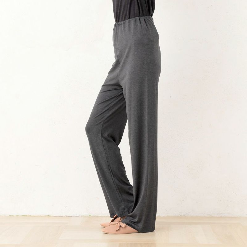 シルク ルームパンツ ストレッチ ソフトベア天竺 日本製 ウォッシャブル加工