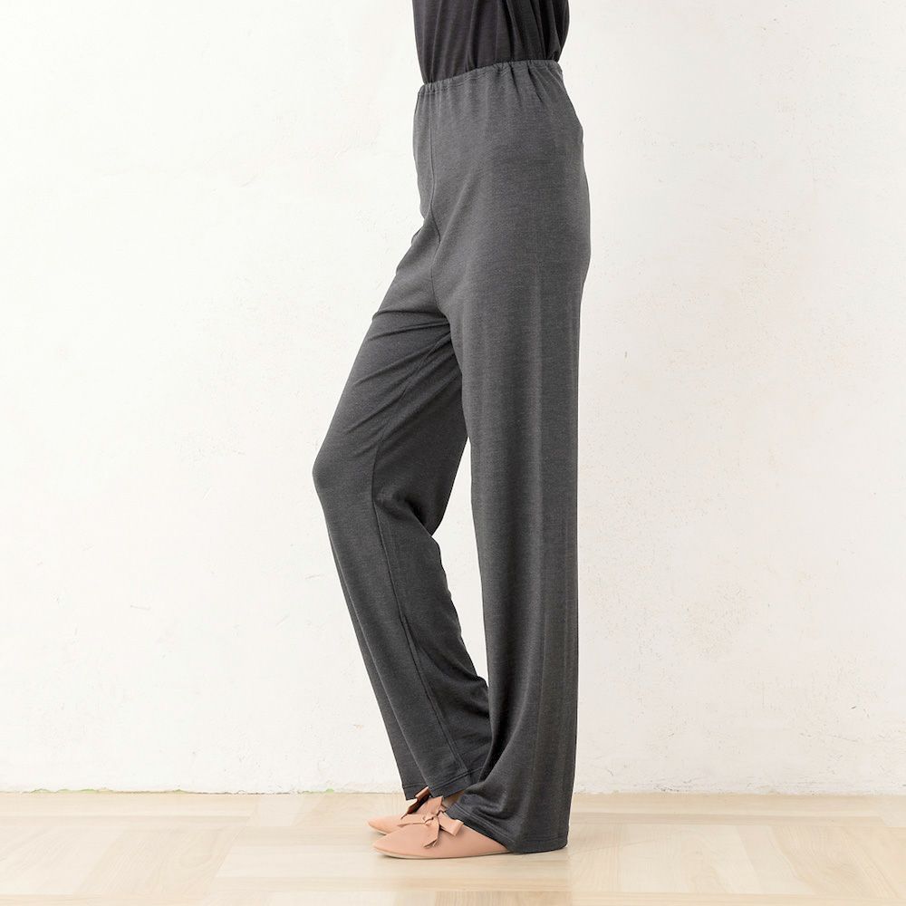 シルク ルームパンツ ストレッチ ソフトベア天竺 日本製 ウォッシャブル加工