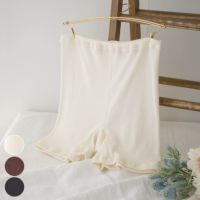 シルク100% テレコ 一分丈 ショーツ 日本製 ウォッシャブル加工