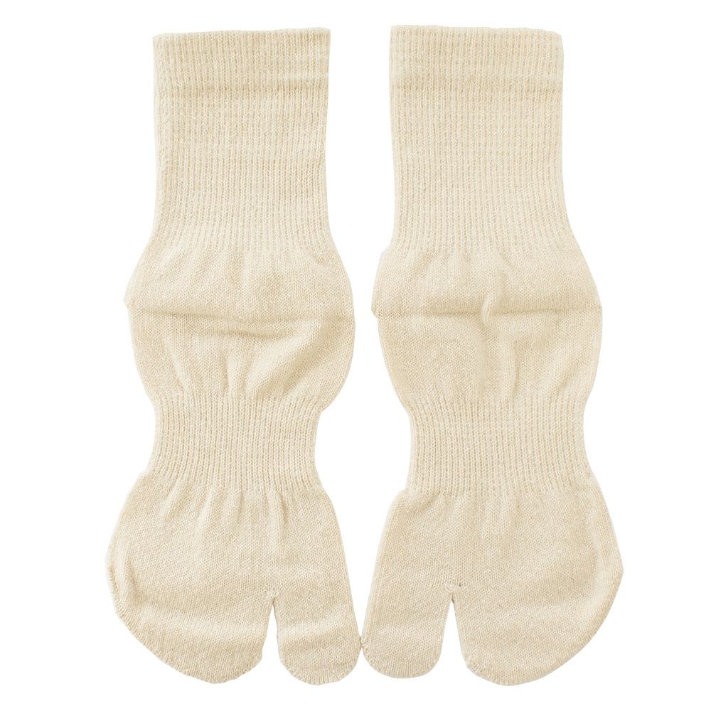 シルク たび型ソックス レディース