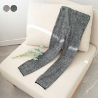 肌側シルク 表コットンリネン さらさらレギンス 日本製