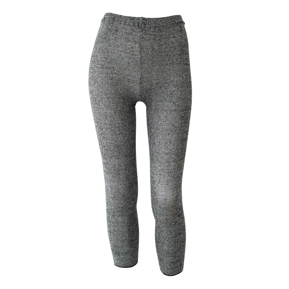 肌側シルク 表コットンリネン さらさらレギンス 日本製