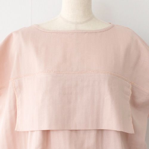 オーガニックコットン100% 和晒しダブルガーゼ 湯上りパジャマ 上下セット フレンチ袖トップスとルームパンツ 日本製