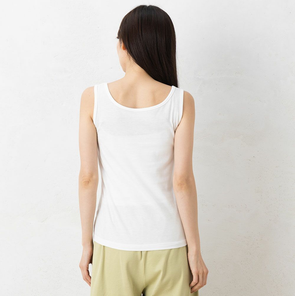 リラクシングウェア カップ付きタンクトップ 日本製