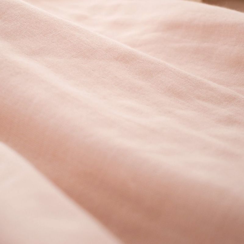 オーガニックコットン100% 和晒しダブルガーゼ 湯上りワンピース 日本製 フレンチ袖