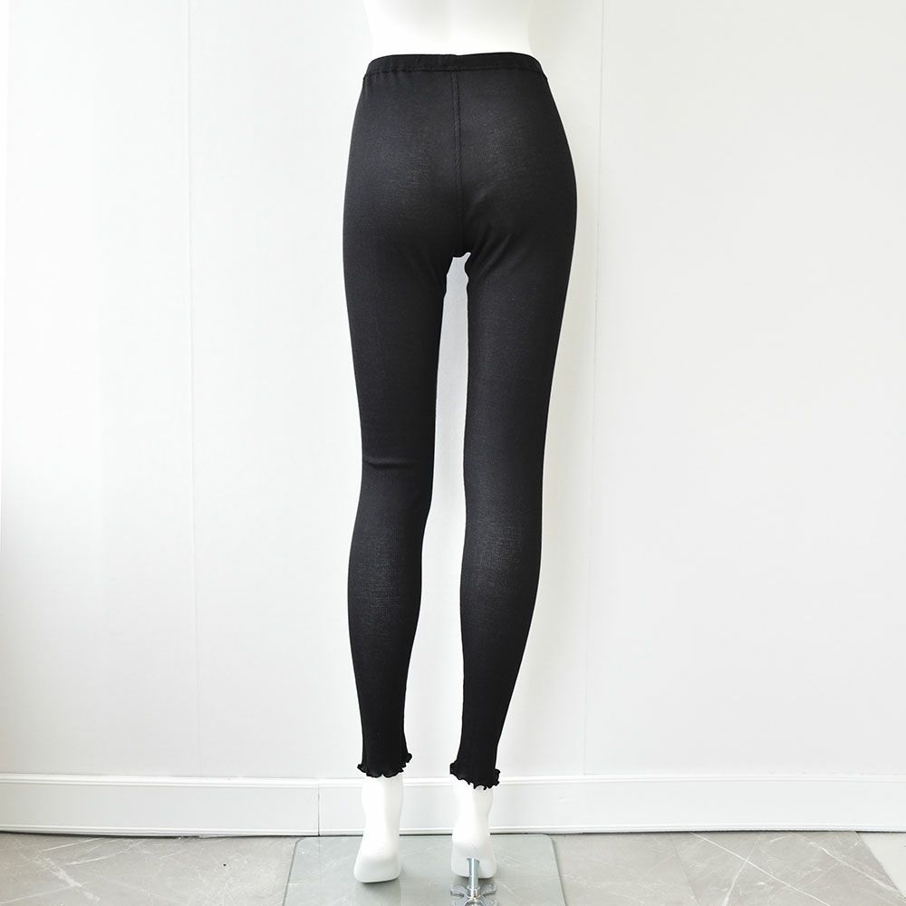 コットンシルク テレコ レギンス