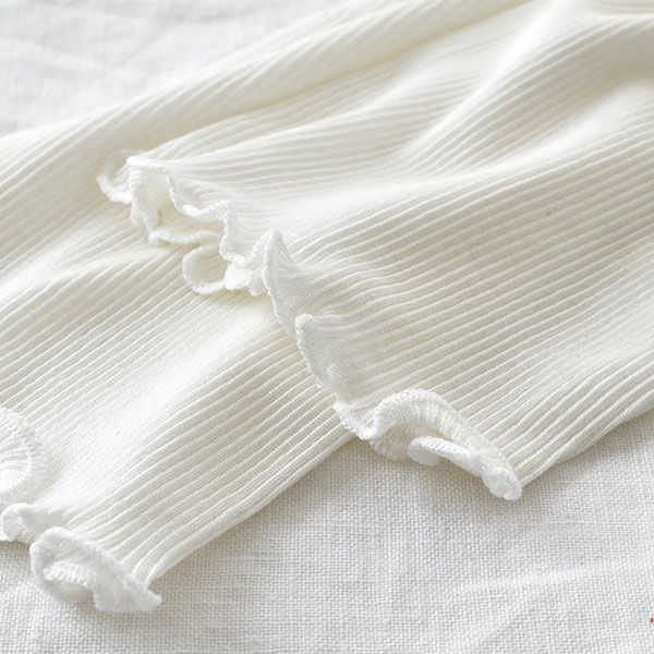 コットンシルク テレコ レギンス