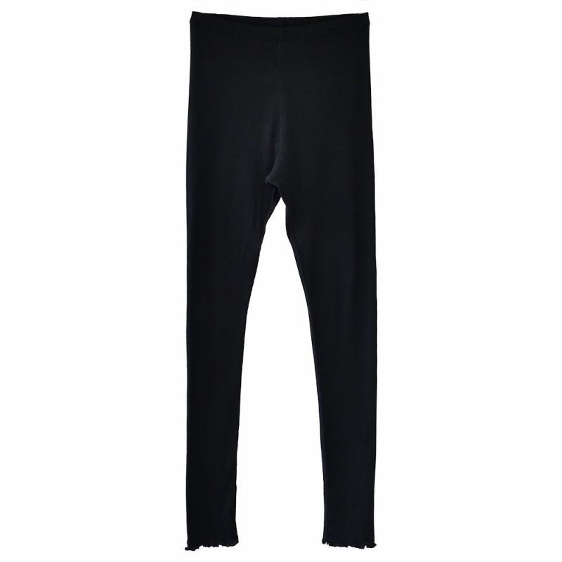 コットンシルク テレコ レギンス