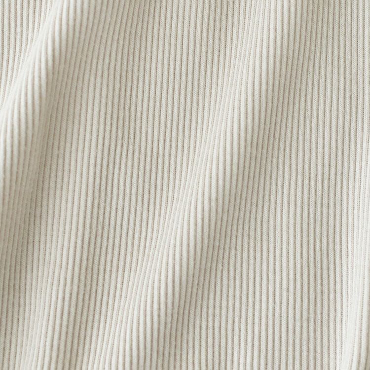 オーガニックコットン100% テレコ カップ付きキャミソール 日本製 カップ裏シルク