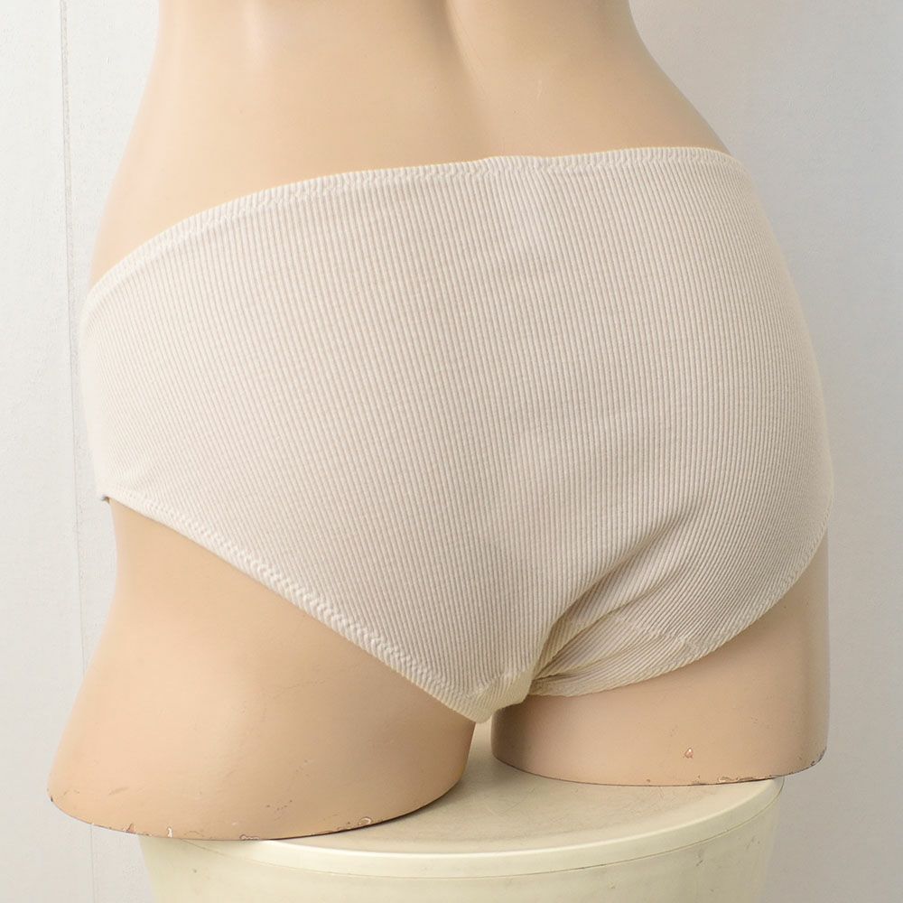 オーガニックコットン100% テレコ ショーツ サニタリー兼用 日本製 マチ裏シルク