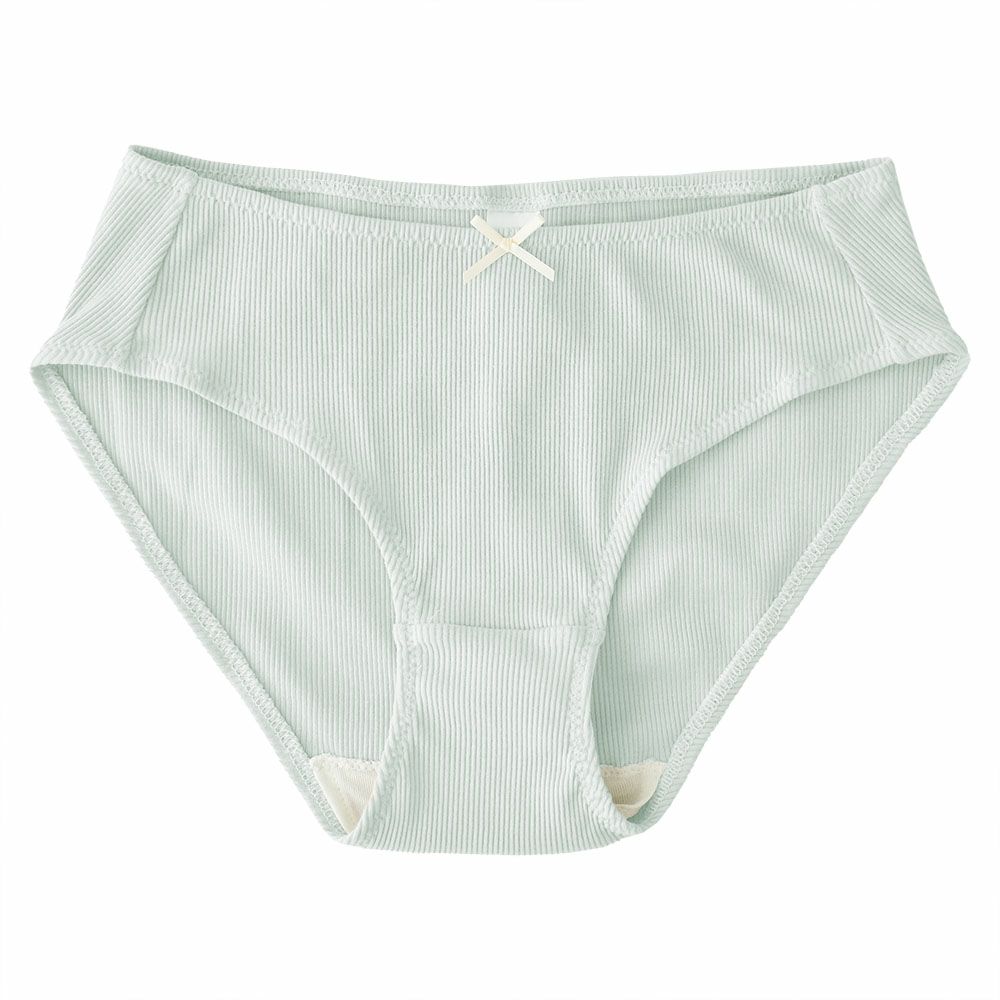 オーガニックコットン100% テレコ ショーツ サニタリー兼用 日本製 マチ裏シルク