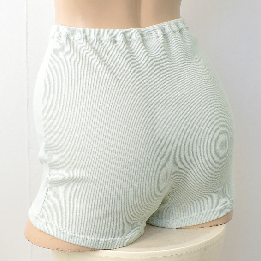 オーガニックコットン100％ テレコ ボクサーショーツ サニタリー兼用 日本製 マチ裏シルク