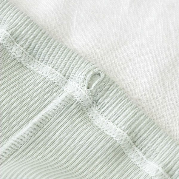 オーガニックコットン100％ テレコ ボクサーショーツ サニタリー兼用 日本製 マチ裏シルク