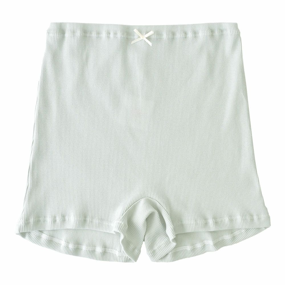 オーガニックコットン100％ テレコ ボクサーショーツ サニタリー兼用 日本製 マチ裏シルク