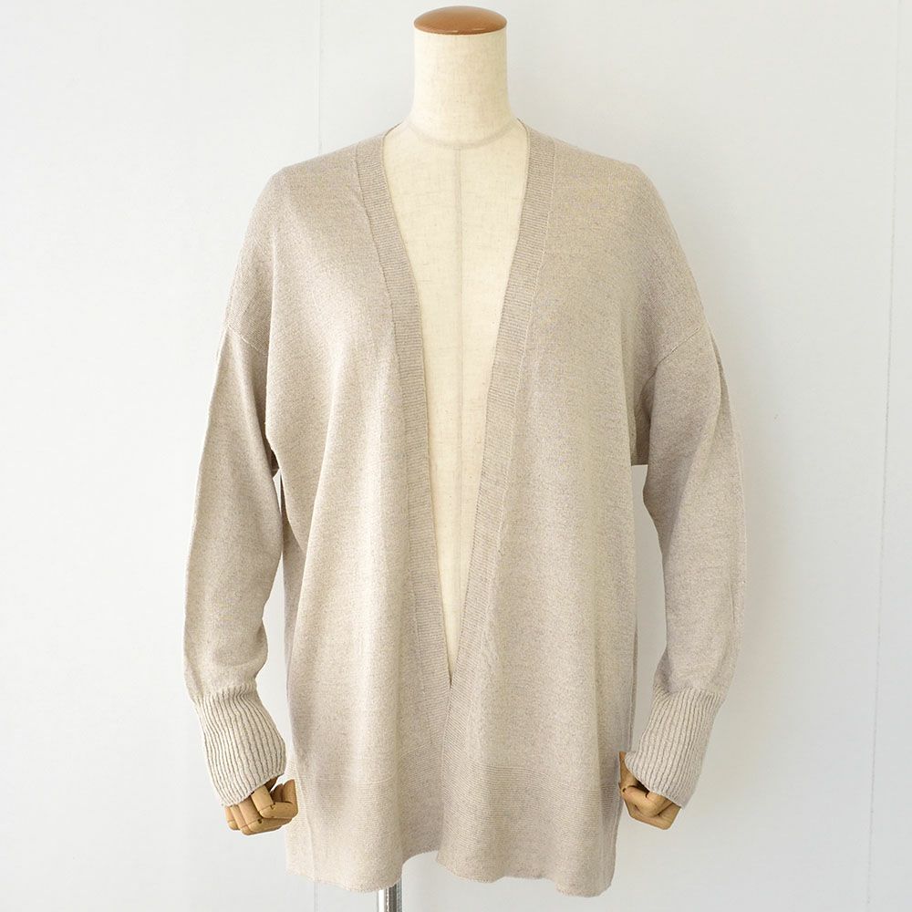 シルクリネン カーディガン 日本製