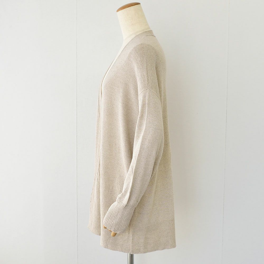 シルクリネン カーディガン 日本製