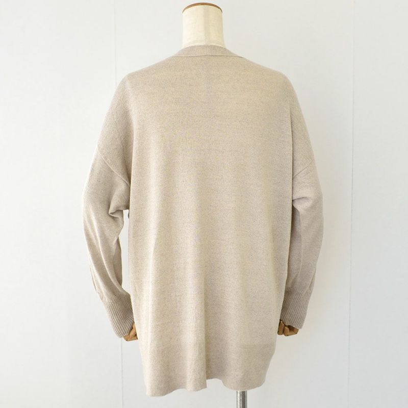 シルクリネン カーディガン 日本製