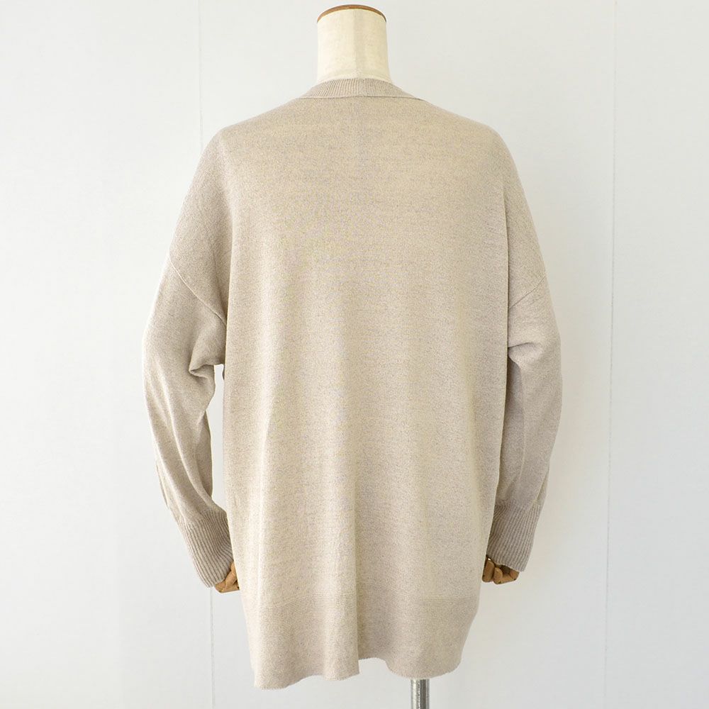 シルクリネン カーディガン 日本製