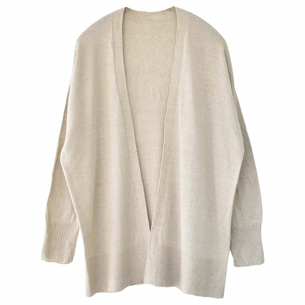 シルクリネン カーディガン 日本製