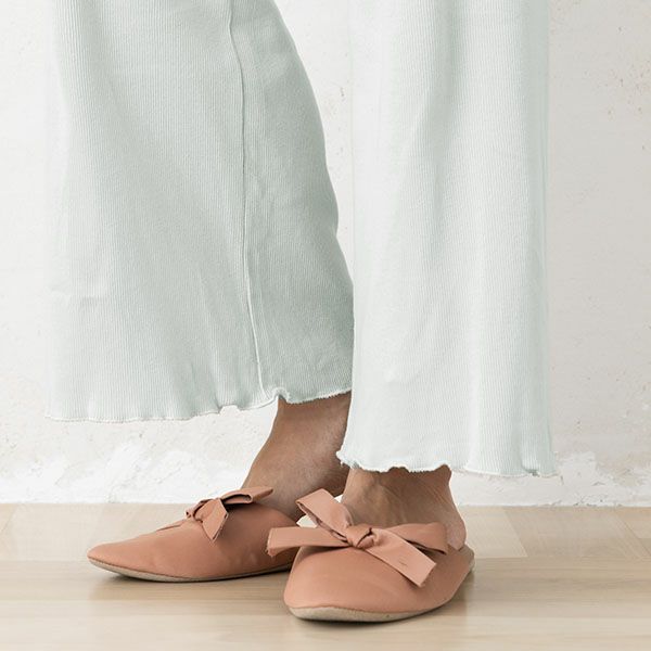 オーガニックコットン100% テレコ シルク腹巻付き パンツ 日本製