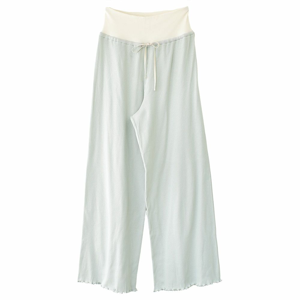 オーガニックコットン100% テレコ シルク腹巻付き パンツ 日本製