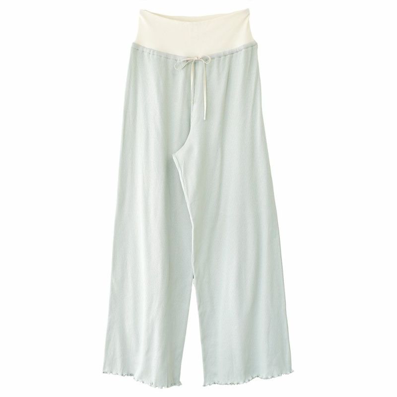 オーガニックコットン100% テレコ シルク腹巻付き パンツ 日本製