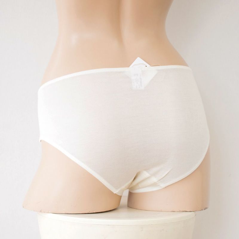 シルクサテン＆シルク絹紡糸 スタンダードショーツ 日本製