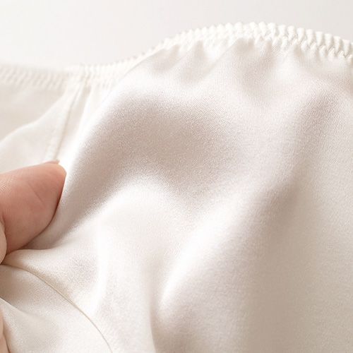 シルクサテン＆シルク絹紡糸 スタンダードショーツ 日本製