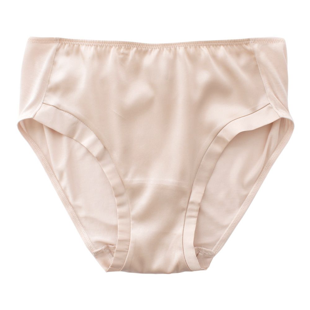 シルクサテン＆シルク絹紡糸 スタンダードショーツ 日本製