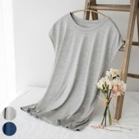 シルク100% ジャージー フレンチ袖 クルーネック Tシャツ 日本製