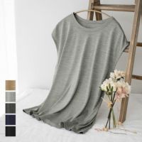 シルク100% ジャージー フレンチ袖 クルーネック Tシャツ 日本製