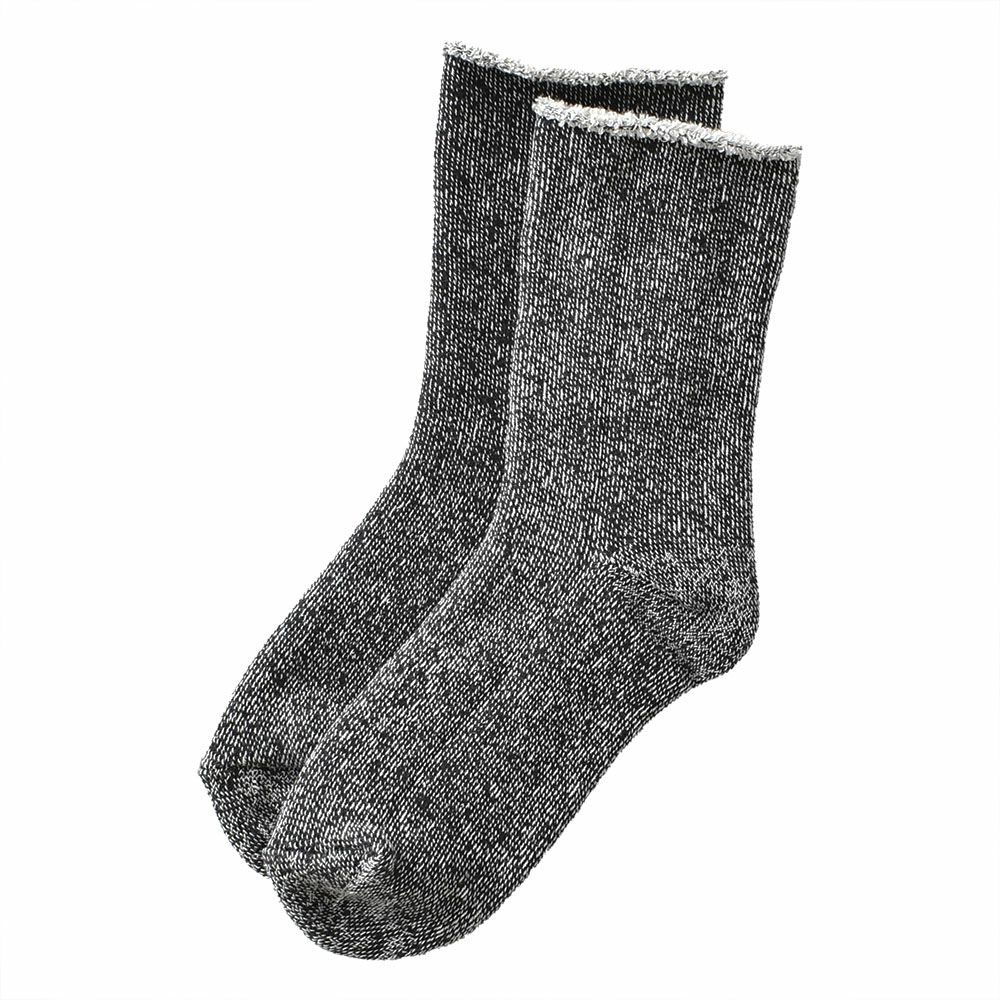 ふかふか裏パイル コットン ソックス 日本製 肌側綿100％