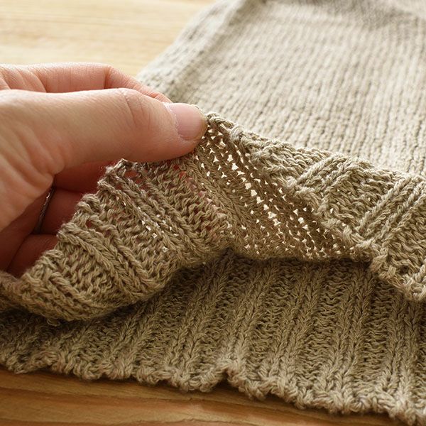 リネンシルク ニットタンクトップ 日本製