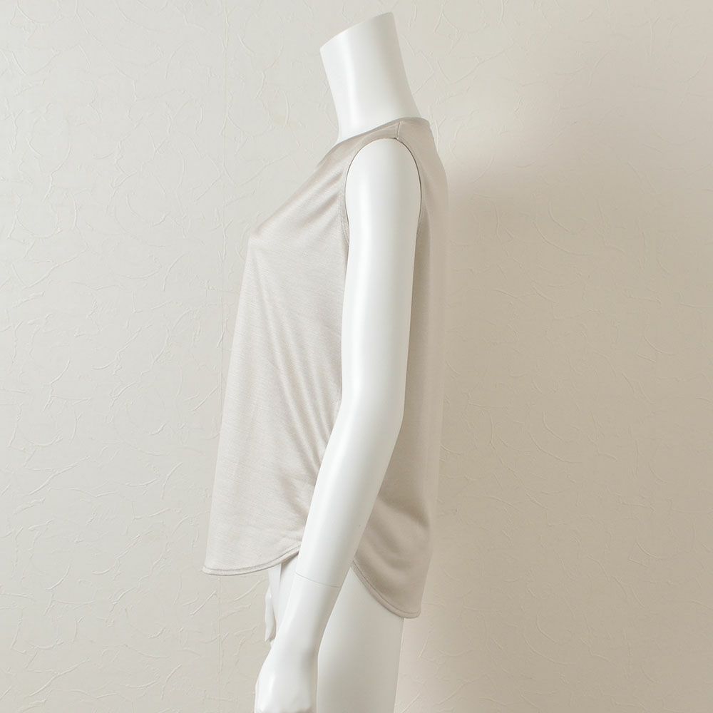 シルク100％ ノースリーブ 日本製