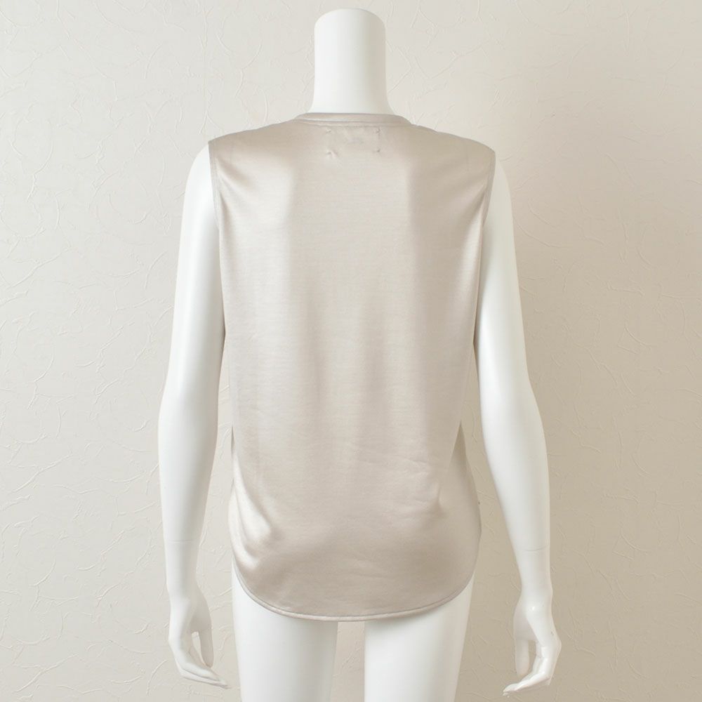 シルク100％ ノースリーブ 日本製