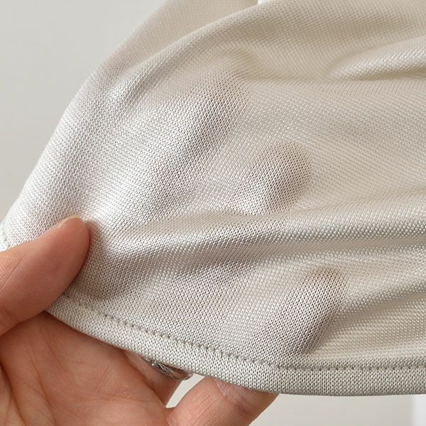 シルク100％ ノースリーブ 日本製