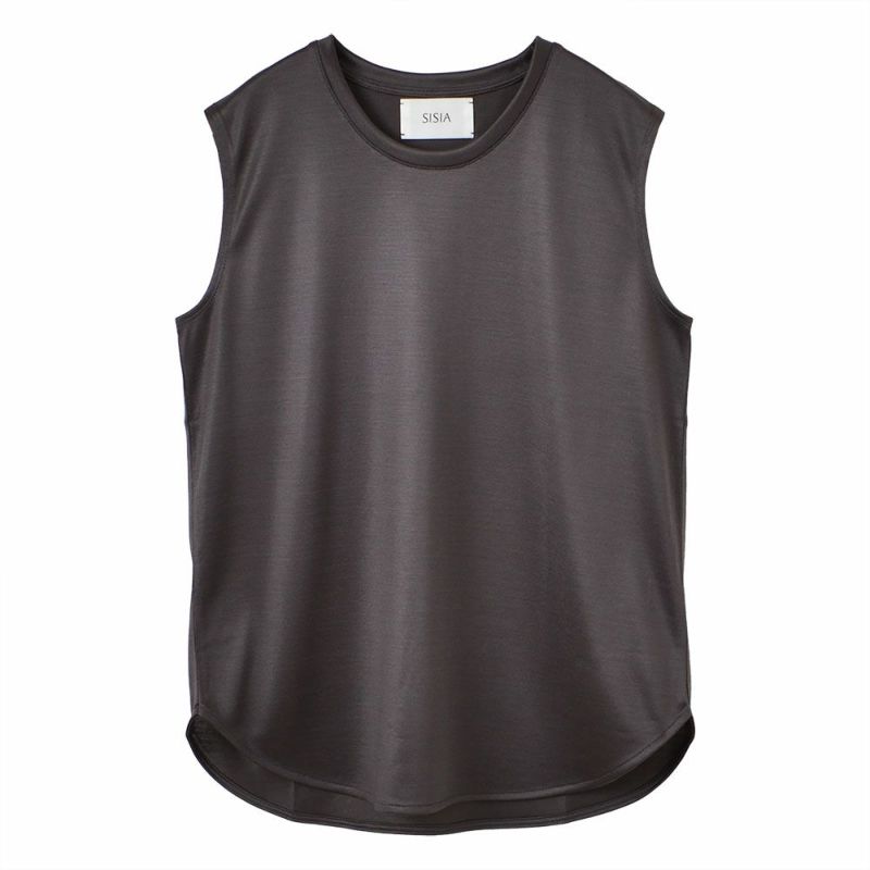 シルク100％ ノースリーブ 日本製