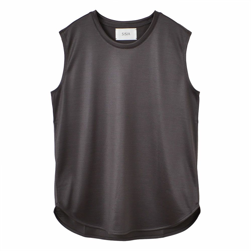 シルク100％ ノースリーブ 日本製