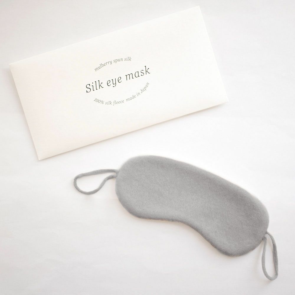 シルク100% ふわふわ加工 フリース アイマスク 日本製