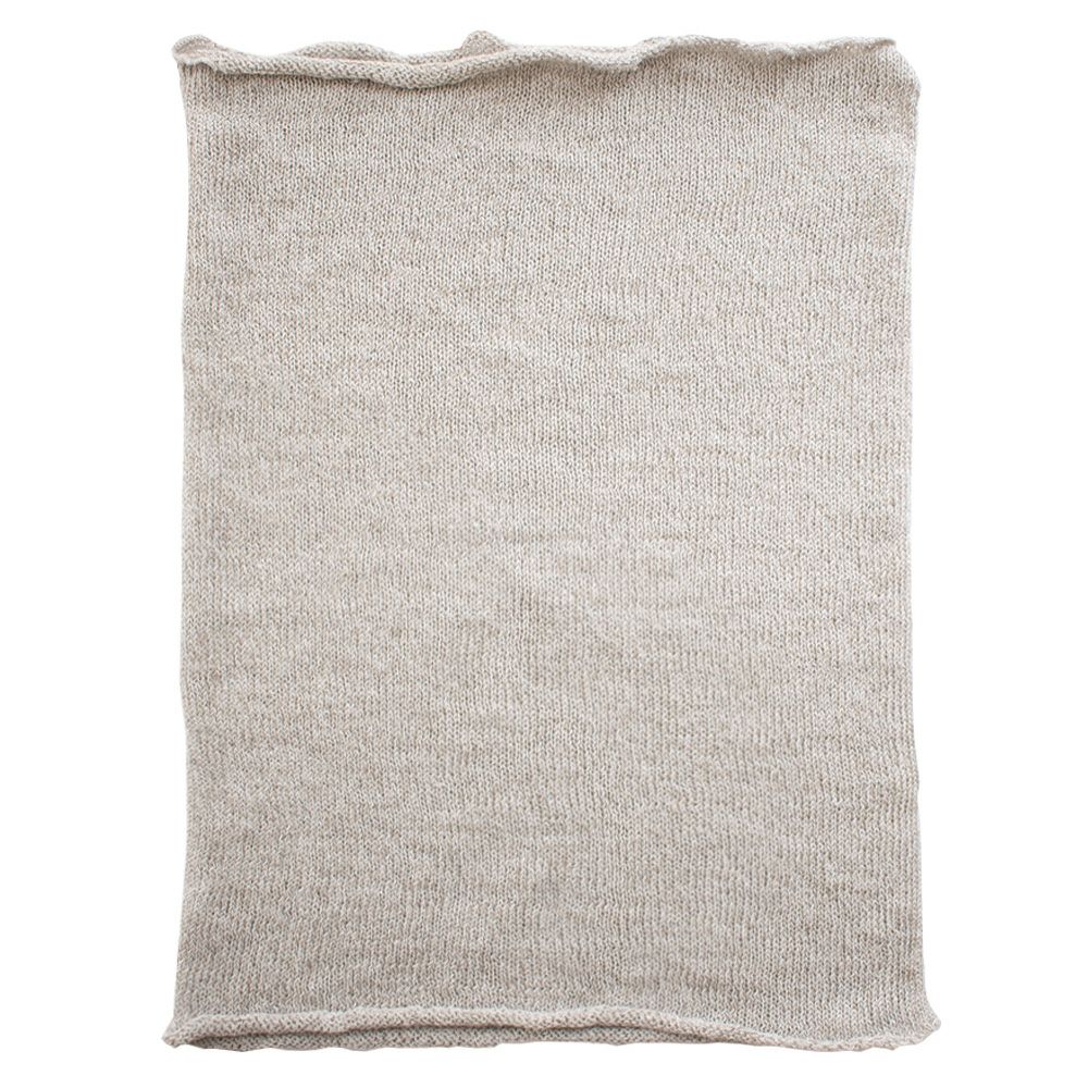 リネンシルク ターバンスヌード 日本製 縫い目のないホールガーメント