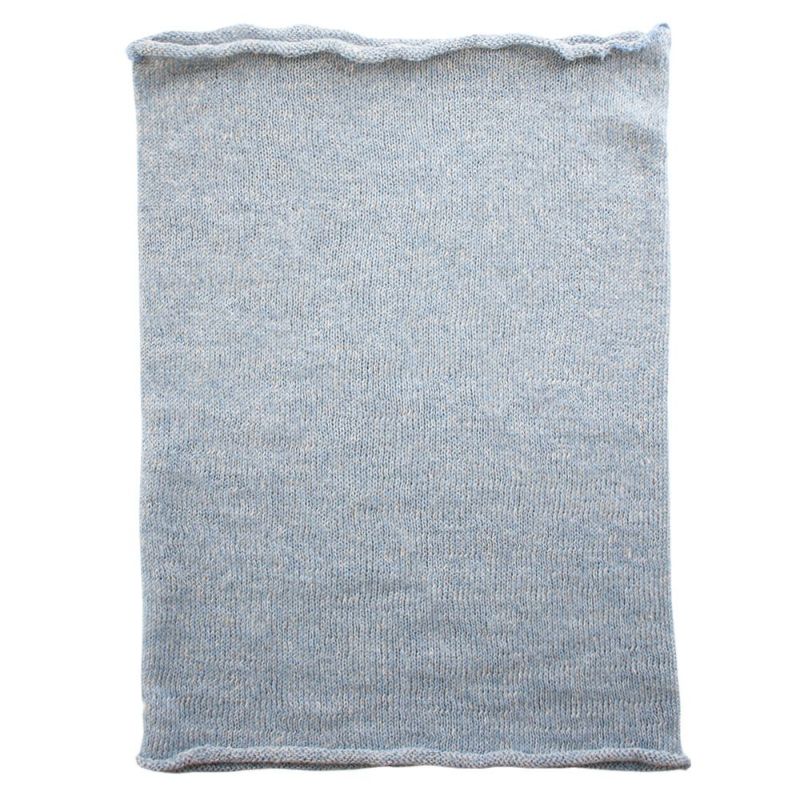 リネンシルク ターバンスヌード 日本製 縫い目のないホールガーメント