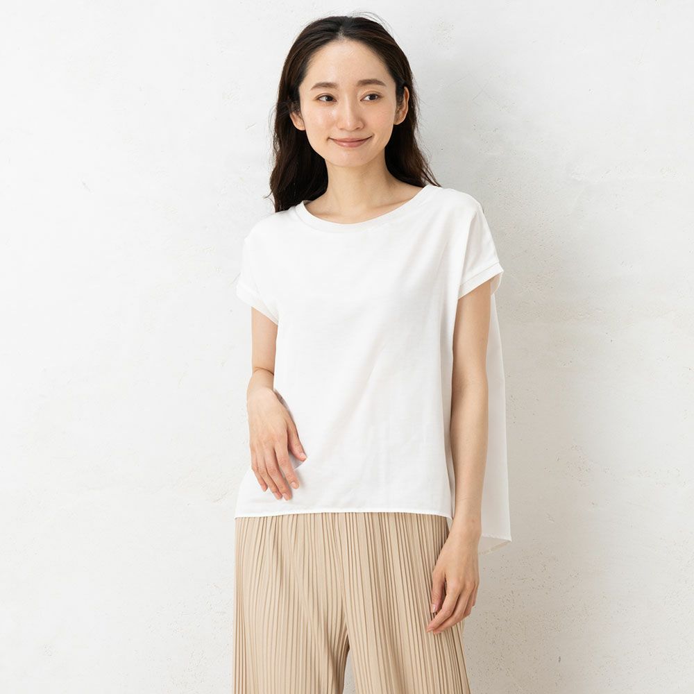 コットンシルクサテン パジャマ 上下セット 日本製