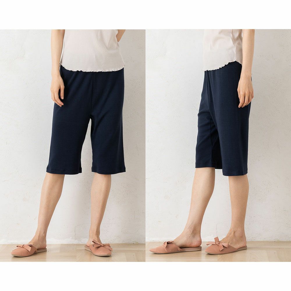 シルクコットン ハーフパンツ 日本製
