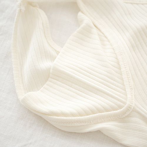 シルク100% 薄テレコ 汗取り付きタンクトップ 日本製