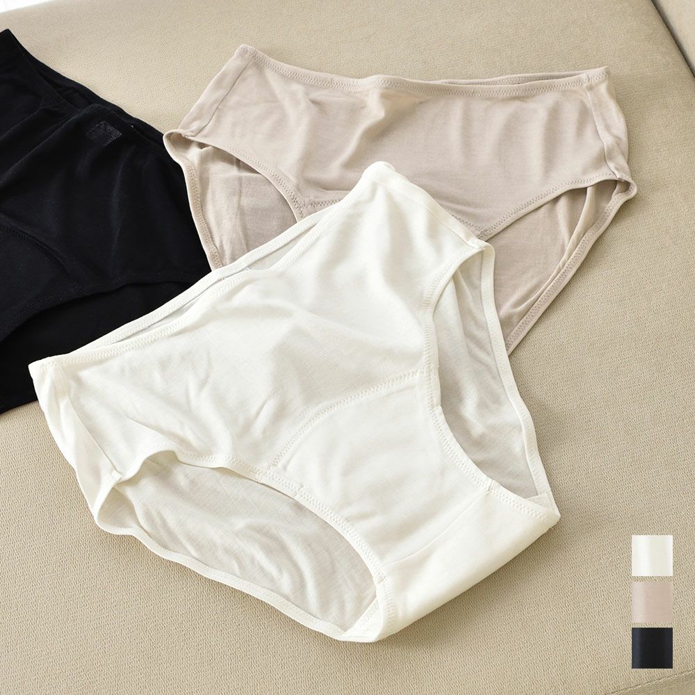 シルク100％ 軽失禁 ショーツ 日本製 【ふわ肌シルク】