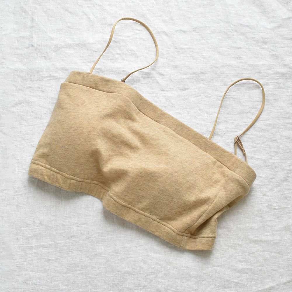 カップ裏シルク オーガニックコットン バンドゥブラ 日本製