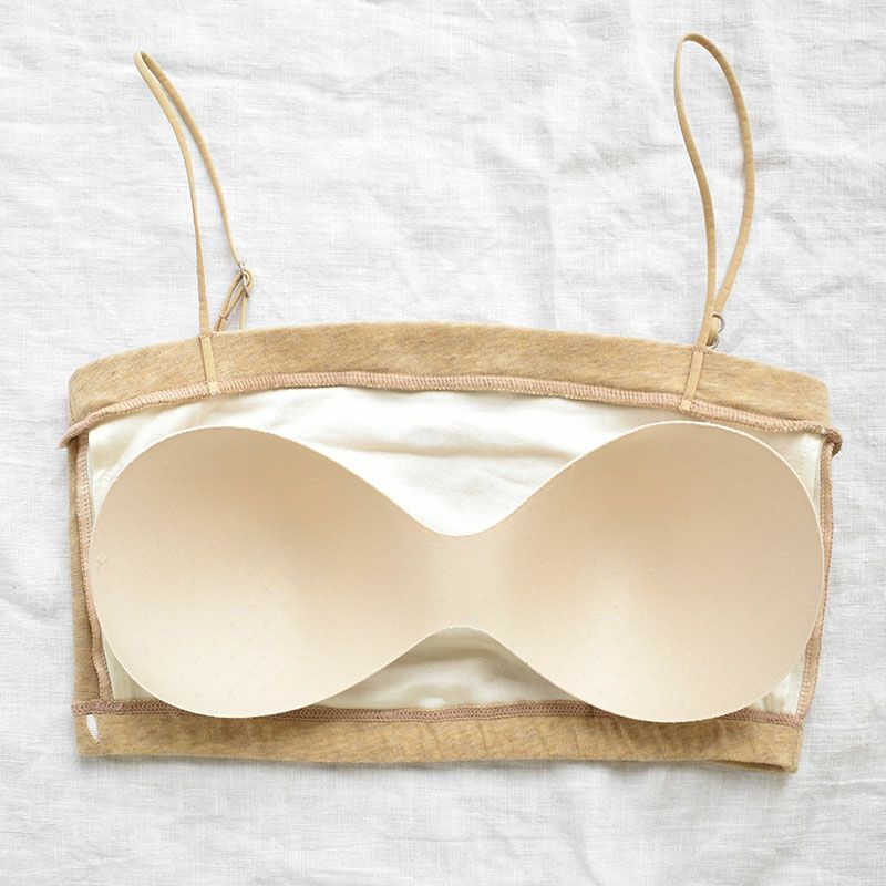 カップ裏シルク オーガニックコットン バンドゥブラ 日本製